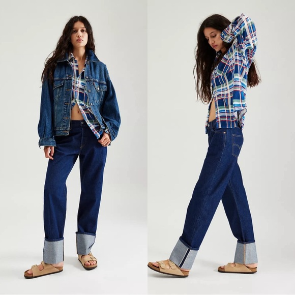 Levi's Denim - Levi’s 501 ‘90s Cuffed Jeans | Dark Indigo | Size 24 | NWT